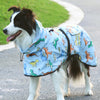 Laifug Dog Raincoat, Dinosaur Print Dog Rain Jacket - LaiFug