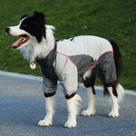 Laifug Dog Raincoat, Slate Gray Four - Legged Dog Rain Jacket - LaiFug