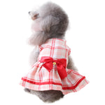 Laifug Red Check Cotton Dog Dress - LaiFug