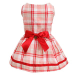 Laifug Red Check Cotton Dog Dress - LaiFug