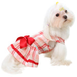 Laifug Red Check Cotton Dog Dress - LaiFug