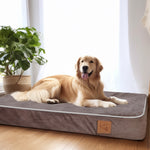 Laifug Memory Foam Dog Bed, Orthopedic Dog Crate Bed Small-jumbo