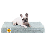 Laifug Memory Foam Dog Bed, Orthopedic Dog Crate Bed Small-jumbo