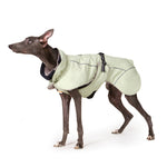 Manteau d'hiver pour chien à col montant vert Laifug 