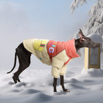 Laifug Stand Collar Two Legs Dog Winter Coat