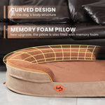 Laifug Memory Foam Oval Dog Bed - LaiFug